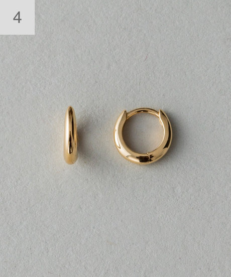 K18YG フープ ピアス