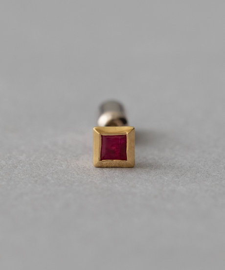 〈szk〉ete ルビーピアス szk様専用〉ete ルビーピアス July birthstone 