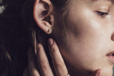 "Bright" Collection -Platinum Pierce-