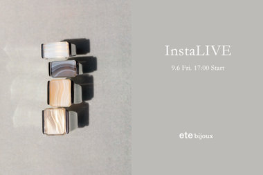 9.6 Thu.  InstaLIVE 紹介アイテム