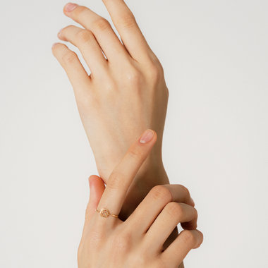 [Winter/JUST MY TREAT] K18YG "Stained Glass"