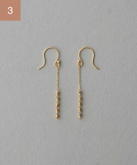 K18YG e_Grain ピアス