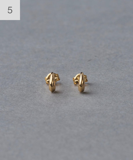 K10YG ドロップ ピアス