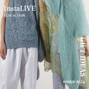 12.13 Fri. InstaLIVE 紹介アイテム