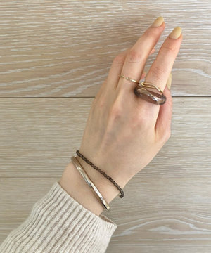 ete バングル ロウブラウンゴールド ジェンダーレス
