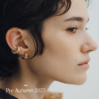 【新品未使用】ete スエッジチェーン コンビ ピアス スエッジチェーン コンビ ピアス | ete bijoux (Women)/エテ