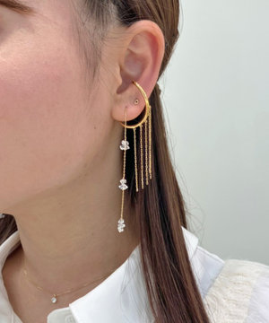 K10YG ワンストローク ピアス（771566） ｜ women（ウィメンズ